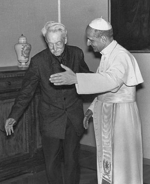 Maritain et le pape Paul VI