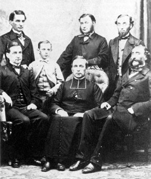 'abbé Ignace Bourget et sa famille