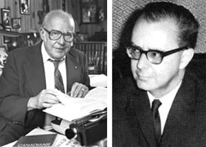 Michel Brunet et Maurice Séguin