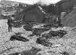 Morts sur la plage de Puys.