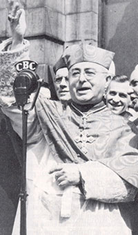 Cardinal Villeneuve, archevêque de Québec.
