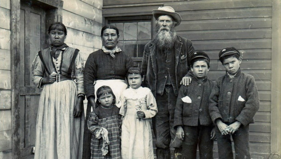 Une famille de Métis
