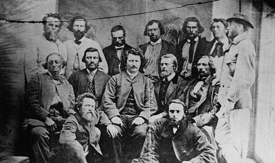 Le gouvernement provisoire des Métis, autour de Riel