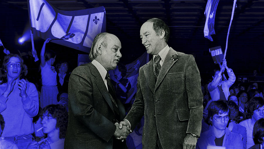 René Lévesque de Pierre Elliot Trudeau