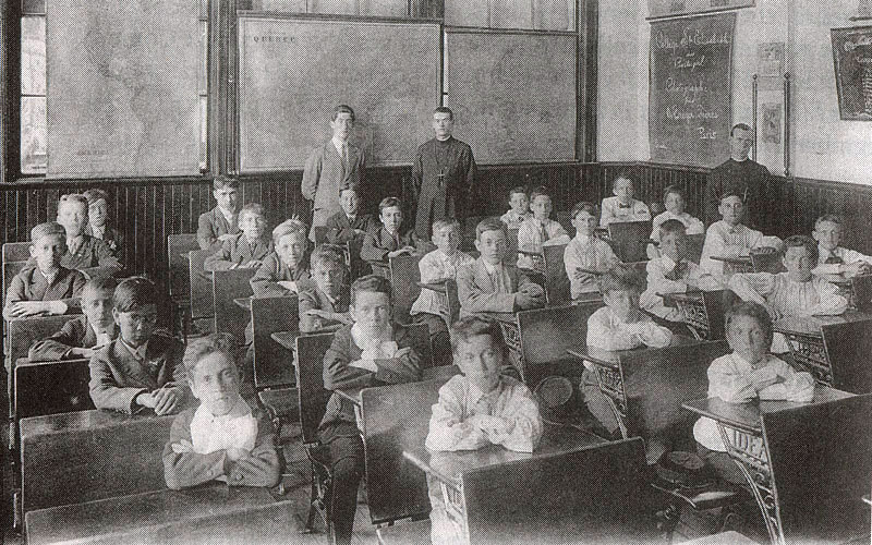 Classe d'école au Québec